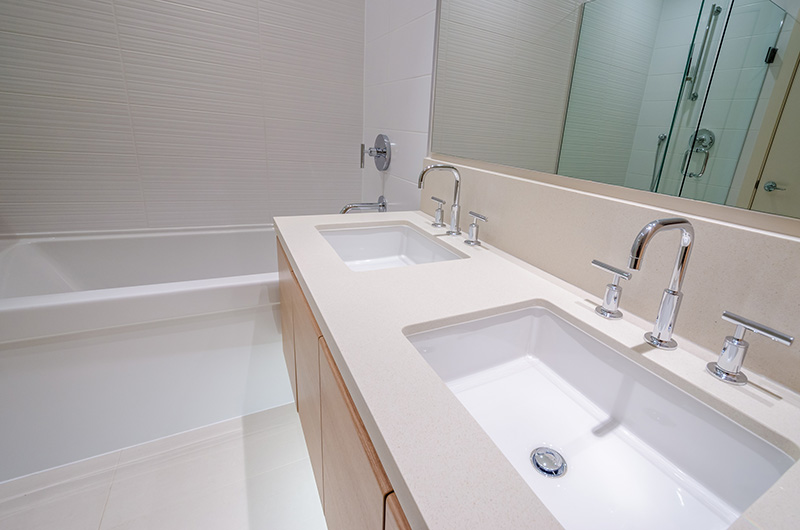 Walk-in shower remodel in Houston by DMT Remodeling & Construction