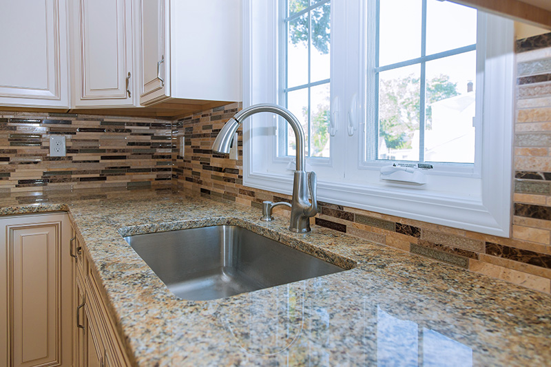 Quartz countertop installation in Houston by DMT Remodeling & Construction