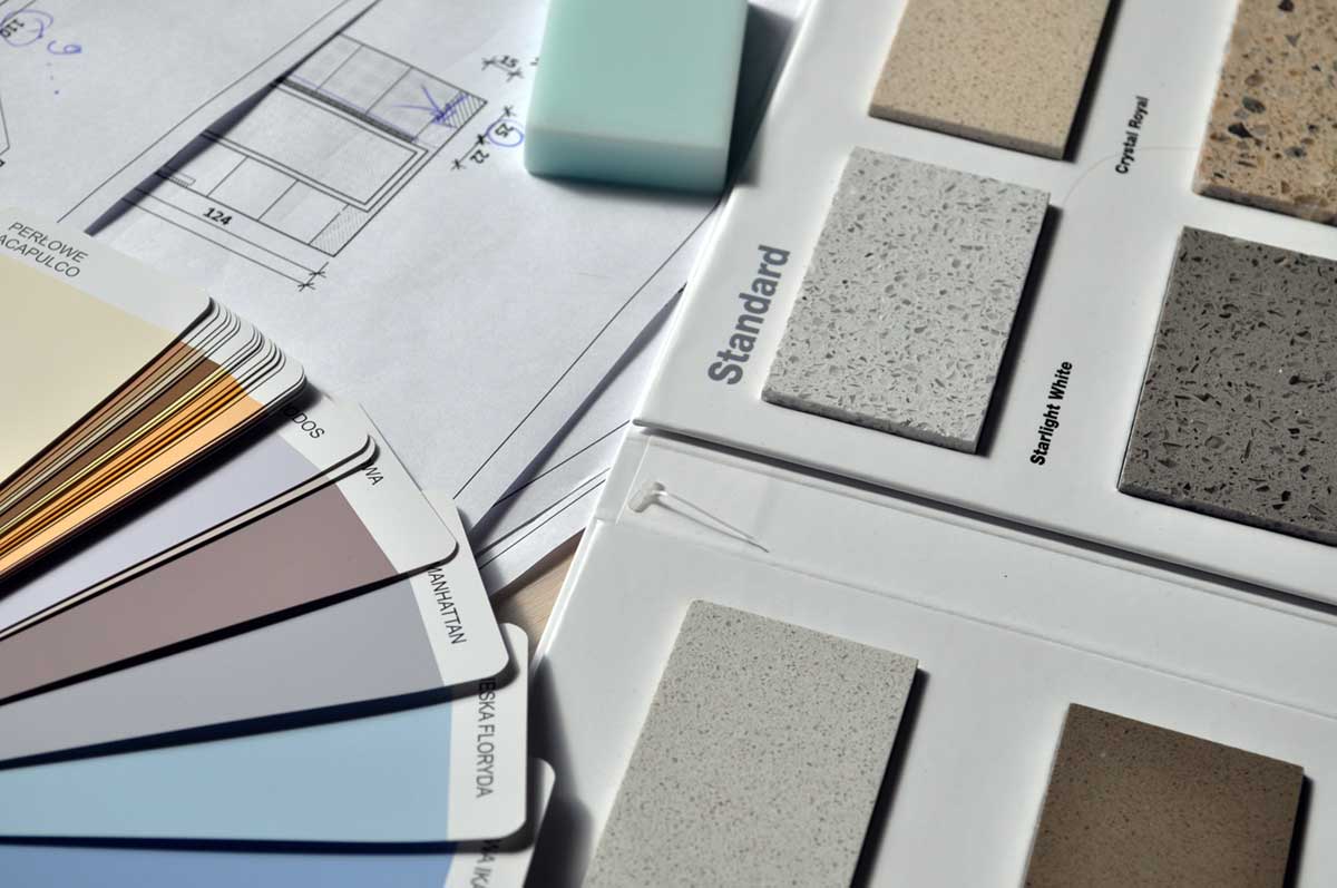 Remodeling material selection in Houston by DMT Remodeling & Construction