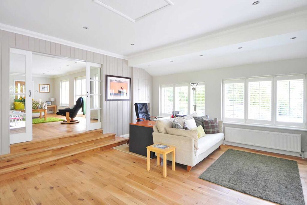 New flooring installation in a Houston home