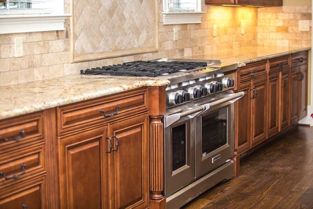 Houston kitchen transformation with new cabinetry and countertops